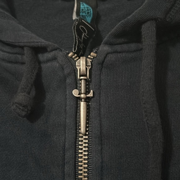 Vans Johnny Layton Gradient Blue Zip-Up Hoodie - Picture 9 of 9